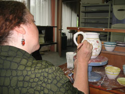 Majolica painting