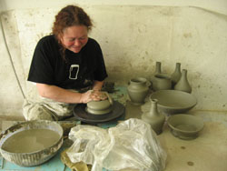 Throwing in Deruta Italy
